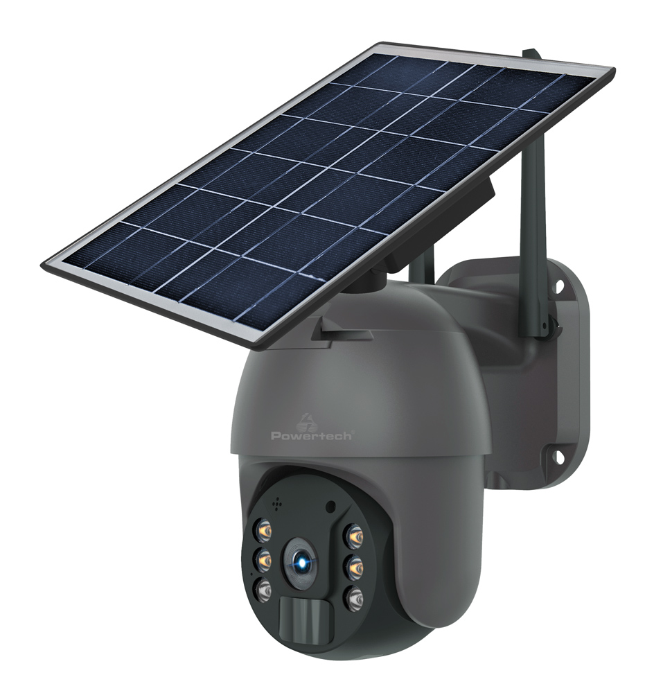 PT-1174 POWERTECH smart ηλιακή κάμερα PT-1174, 3MP, 4G, SD, PTZ, IP65 - 5210131083567 - Image 1
