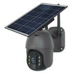 POWERTECH smart ηλιακή κάμερα PT-1175, 3MP, WiFi, SD, PTZ, IP65 - 5210131083574