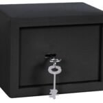 POWERTECH χρηματοκιβώτιο ασφαλείας PT-1195 με κλειδί, 23x17x17cm, 3.5kg - 5210131085837