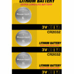 POWERTECH μπαταρίες λιθίου PT-1210, CR2032, 3V, 4τμχ - 5210131086957