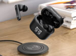 POWERTECH earphones με θήκη φόρτισης PT-1227, TWS, ENC, 30/480mAh, μαύρα - 5210131088111 - Image 2