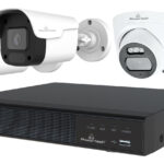 POWERTECH NVR καταγραφικό με 4 κάμερες PT-1233, 4K, 4MP, 9 κανάλια - 5210131090015