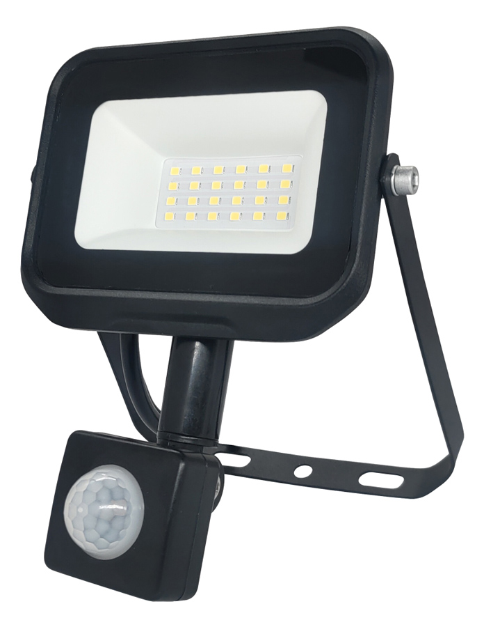 PT-1261 POWERTECH LED προβολέας PT-1261, με αισθητήρα κίνησης, 20W, 4000K, IP65 - 5210131090640 - Image 1