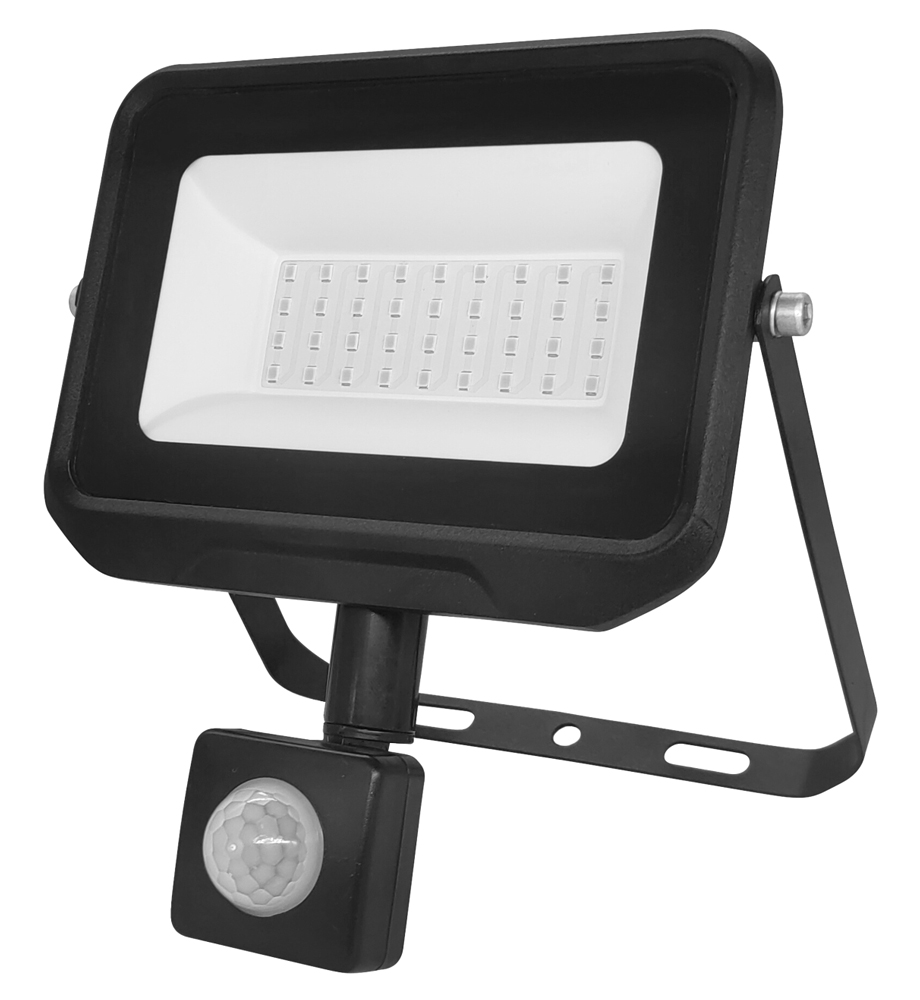PT-1262 POWERTECH LED προβολέας PT-1262, με αισθητήρα κίνησης, 30W, 4000K, IP65 - 5210131090657 - Image 1