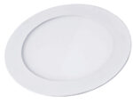 POWERTECH LED panel PT-1270 χωνευτό, 18W, Φ22cm, 4000K, 1440lm, λευκό - 5210131091333