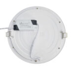 POWERTECH LED panel PT-1270 χωνευτό, 18W, Φ22cm, 4000K, 1440lm, λευκό - 5210131091333 - Image 2