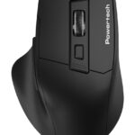 POWERTECH ασύρματο ποντίκι PT-1272, USB δέκτης, 1600DPI, μαύρο - 5210131091784