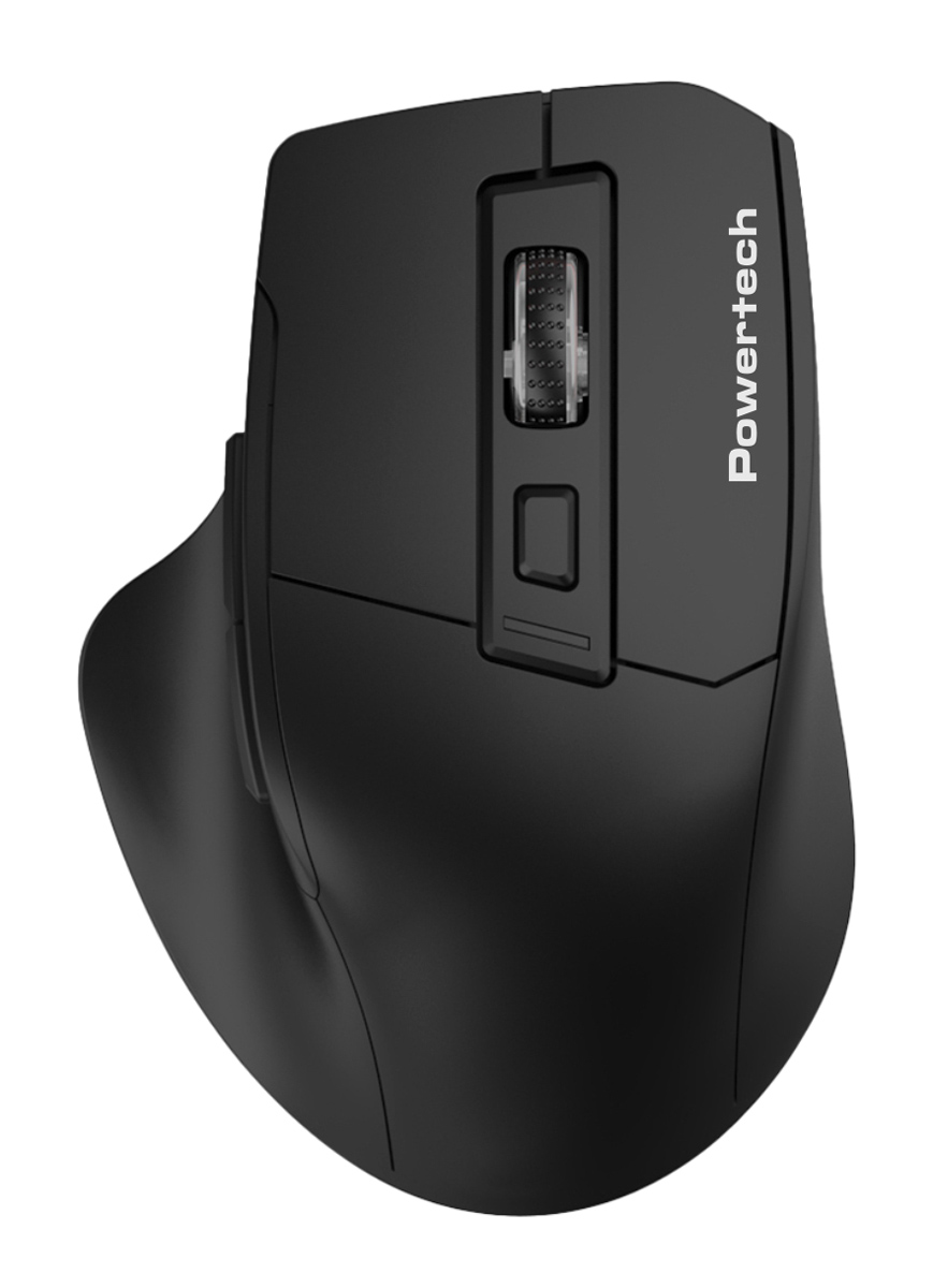 PT-1272 POWERTECH ασύρματο ποντίκι PT-1272, USB δέκτης, 1600DPI, μαύρο - 5210131091784 - Image 1