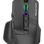 POWERTECH ενσύρματο gaming ποντίκι PT-1274, RGB φως, οπτικό, 12000DPI, μαύρο - 5210131091807