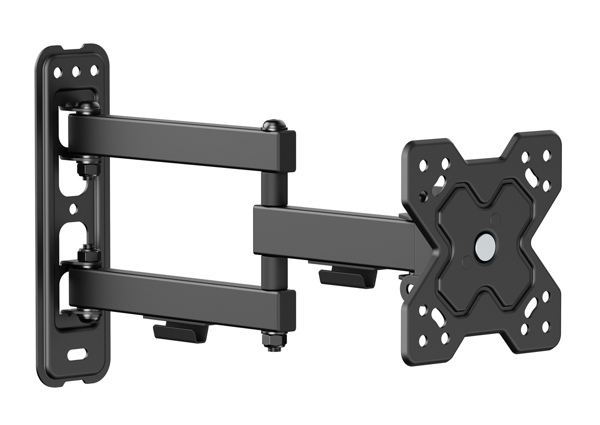 PT-1279 POWERTECH επιτοίχια βάση τηλεόρασης PT-1279, 13-32", έως 20kg, full motion - 5210131095843 - Image 1