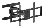 POWERTECH επιτοίχια βάση τηλεόρασης PT-1280, 43-100", έως 60kg, full motion - 5210131095850