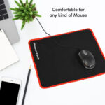 POWERTECH gaming mouse pad PT-1282, 30x25x0.3cm, μαύρο - 5210131095904 - Image 2