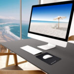 POWERTECH mouse pad PT-1292, 20x18cm, μαύρο - 5210131095645 - Image 2