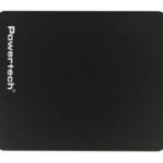 POWERTECH mouse pad PT-1292, 20x18cm, μαύρο - 5210131095645