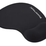 POWERTECH mouse pad PT-1293 με στήριγμα καρπού, 23x19x1.8cm, μαύρο - 5210131095652