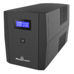 POWERTECH UPS Line Interactive PT-1297 με οθόνη, 1500VA, 900W, 4x Schuko, 2x RJ45/RJ11, USB Type B - 5210131097182