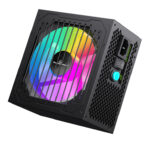 POWERTECH τροφοδοτικό PC PT-1311, 80PLUS Bronze, 700W, ATX, 120mm RGB Fan, Semi Modular - 5210131102978