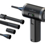 POWERTECH ηλεκτρικό air duster PT-1316 με LED φακό, 50W, 3600mAh, μαύρο - 5210131105153