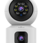 POWERTECH smart κάμερα PT-1338, 2MP, dual lens, WiFi, PTZ, SD - 5210131108390