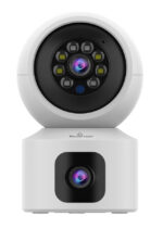 POWERTECH smart κάμερα PT-1338, 2MP, dual lens, WiFi, PTZ, SD - 5210131108390