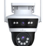 POWERTECH smart κάμερα PT-1340, 3MP, dual lens, WiFi, PTZ, SD, IP65 - 5210131108413