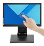 POWERTECH οθόνη αφής PT-1367, IPS LED, 15.6" 1920x1080, HDMI/VGA/USB, μαύρη - 5210131114742 - Image 2