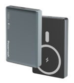 POWERTECH power bank PT-1377, 10000mah, magnetic wireless, 20W, γκρι - 5210131116715