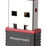 POWERTECH ασύρματος USB αντάπτορας δικτύου PT-1384, 150Mbps WiFi - 5210131120569