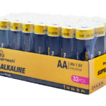 POWERTECH αλκαλικές μπαταρίες Super Alkaline PT-1401, AA, 1.5V, 32τμχ - 5210131124178