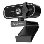 POWERTECH web camera PT-1427, 5MP, 2K QHD, αυτόματη εστίαση, 1.5m, μαύρη - 5210131128244