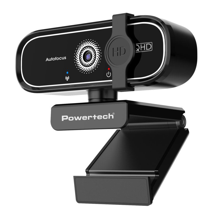 PT-1427 POWERTECH web camera PT-1427, 5MP, 2K QHD, αυτόματη εστίαση, 1.5m, μαύρη - 5210131128244 - Image 1