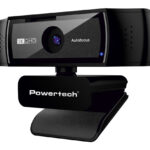 POWERTECH web camera PT-1428, 5MP, 2K QHD, αυτόματη εστίαση, 1.5m, μαύρη - 5210131128251
