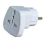 POWERTECH αντάπτορας PT-350 από german type σε universal, copper - 5210131014622