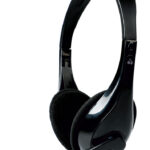 POWERTECH Headphones με μικρόφωνο PT-734 105dB, 40mm, 3.5mm, 1.8m, μαύρο - 5210131002841