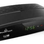 POWERTECH ψηφιακός δέκτης PT-779, MPEG4, DVB-T2, H.265, RJ45 - 5210131009925