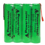 POWERTECH επαναφορτιζόμενη μπαταρία PT-791 800mAh, AAΑ HR03, 4τμχ - 5210131016480