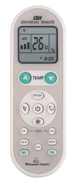 POWERTECH Χειριστήριο κλιματιστικού PT-835, universal 1000 σε 1 - 5210131020449