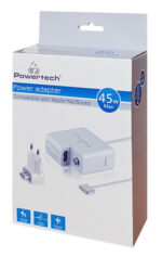 POWERTECH τροφοδοτικό laptop PT-836 για Apple Macbooks, 45W, λευκό - 5210131022634 - Image 2