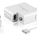 POWERTECH τροφοδοτικό laptop PT-836 για Apple Macbooks, 45W, λευκό - 5210131022634