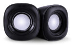 POWERTECH ηχεία Essential sound PT-844, 2x 3W, 3.5mm, μαύρα - 5210131029206