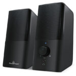 POWERTECH ηχεία Premium sound PT-847, 2x 3W, 3.5mm, μαύρα - 5210131029237