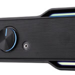 POWERTECH gaming soundbar PT-974, 10W RMS, Bluetooth, 3.5mm, RGB, μαύρο - 5210131042953