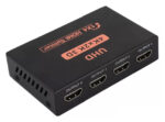 POWERTECH HDMI splitter PTH-048, 4 σε 1, 4K/60Hz, μαύρο - 5210131035757