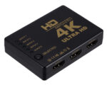 POWERTECH HDMI amplifier switch PTH-052 με τηλεχειριστήριο, 5 σε 1, 4K - 5210131044100