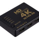POWERTECH HDMI amplifier switch PTH-052 με τηλεχειριστήριο, 5 σε 1, 4K - 5210131044100