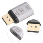 POWERTECH αντάπτορας USB-C σε DisplayPort PTH-096, 4K/60Hz, γκρι - 5210131068137 - Image 2