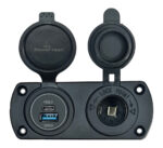 POWERTECH πρίζα 12V για σκάφη & οχήματα PTL-001, USB/USB-C θύρες, IP65 - 5210131089712