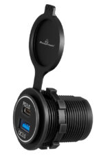 POWERTECH πρίζα USB για σκάφη & οχήματα PTL-004, USB & USB-C, 36W, IP65 - 5210131089743