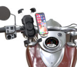 POWERTECH ασύρματος φορτιστής & βάση smartphone μοτοσυκλέτας PTL-024, 7.5W, μαύρη - 5210131122532 - Image 2