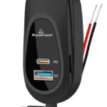 POWERTECH πρίζα USB για σκάφη & οχήματα PTL-026, USB & USB-C - 5210131122556